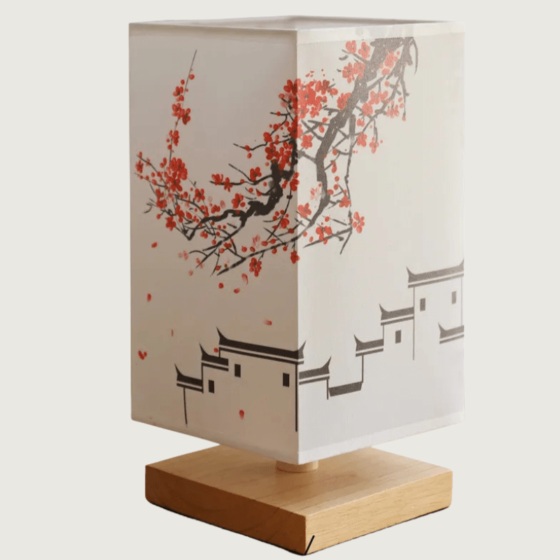 PetalGlow - Oriental Blossom Lamp with Light
