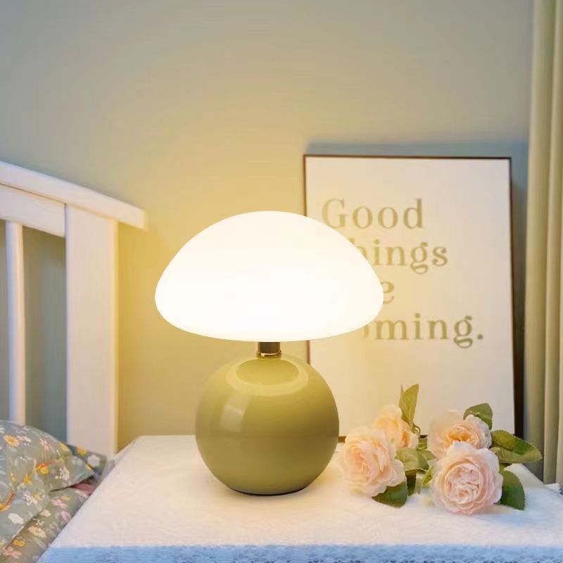 MushroomGlow - Elegante Franse Tafellamp