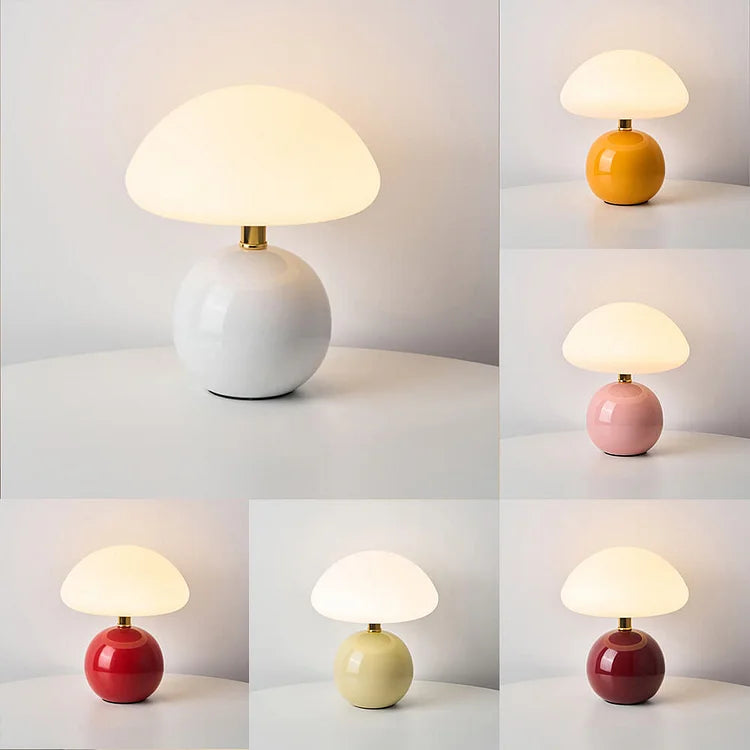 MushroomGlow - Elegante Franse Tafellamp