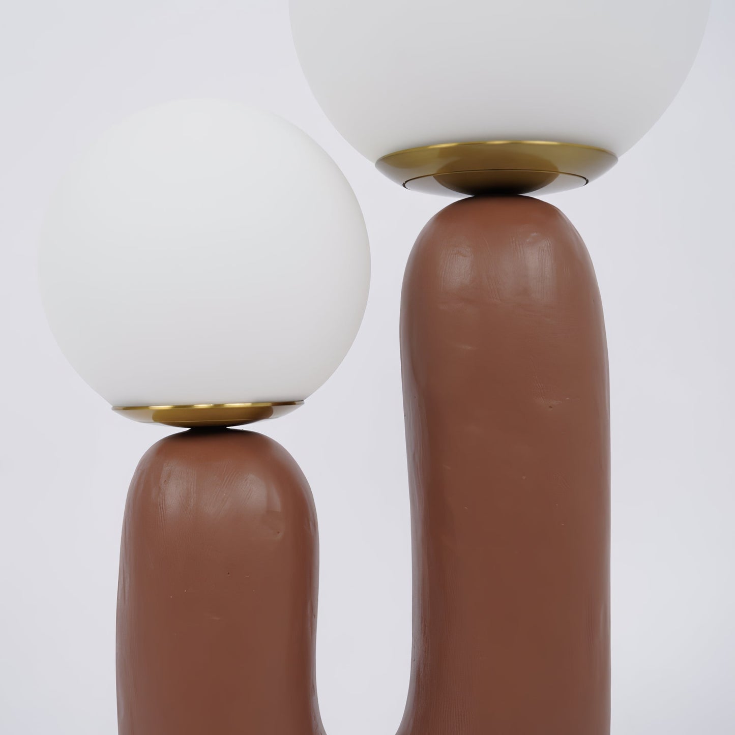EcoLuxe - Moderne glas- og harpiksbordlampe