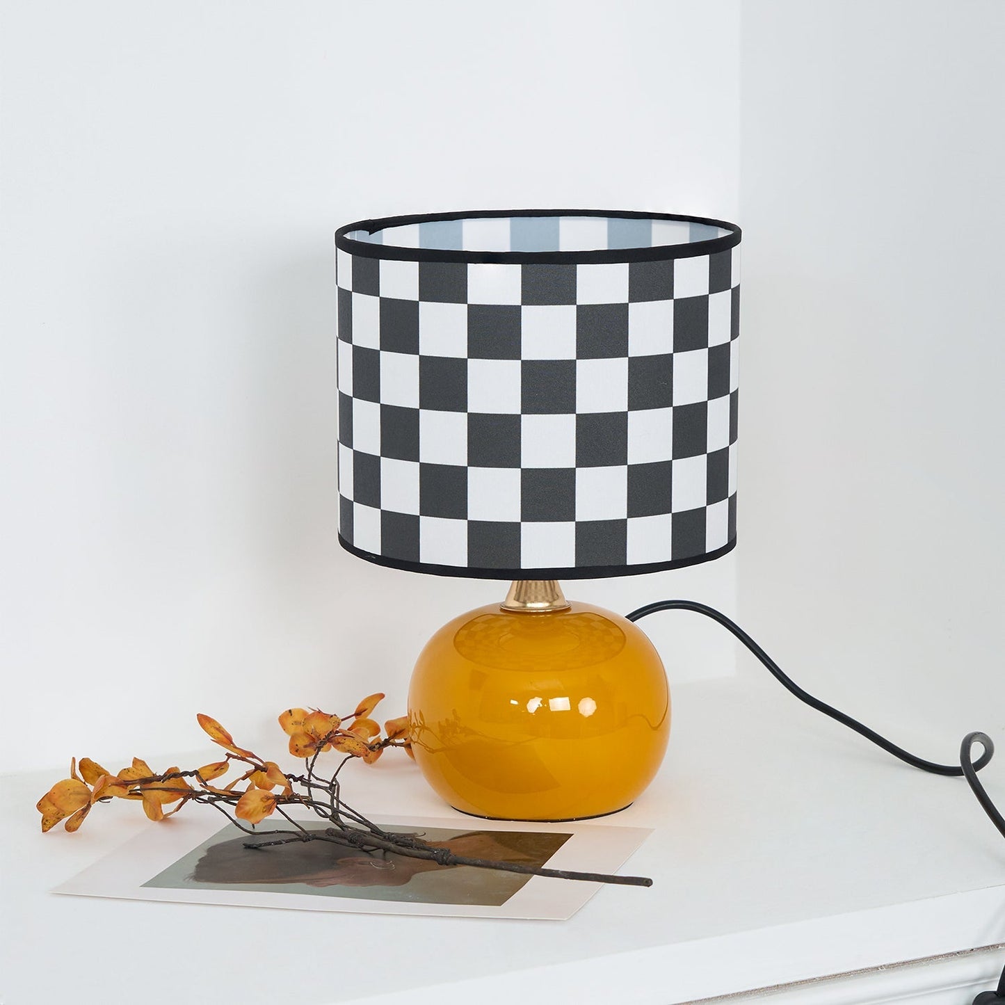 GridAura - Einzigartige geometrische Tischlampe