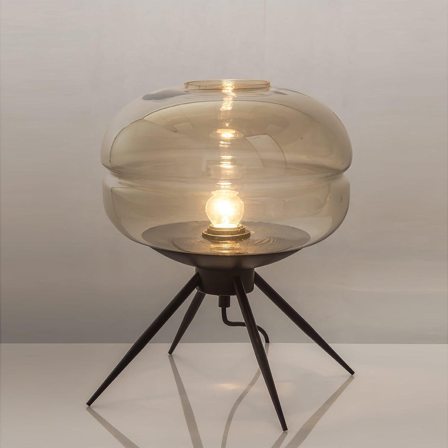 LightJar - Table Lamp with Glass Housing and Warm LED String
