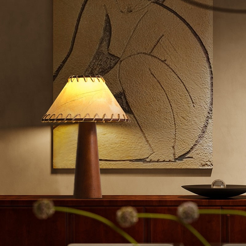 TranquilGlow - Lampe de table Wabi-Sabi