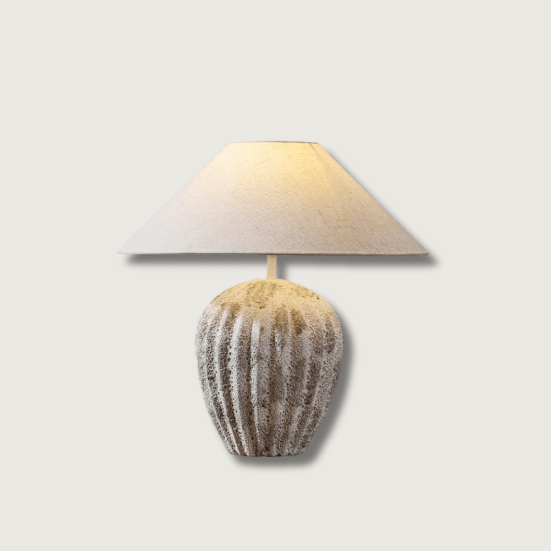 Keramisk fløjteskrivebordslampe