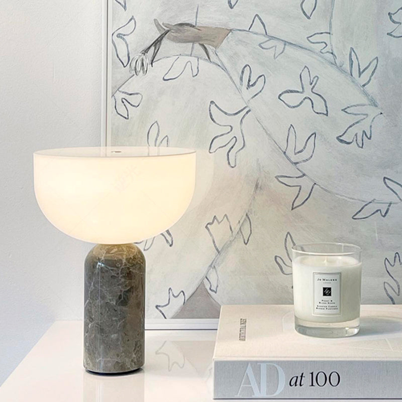 RajaStone - Lampe de table en marbre