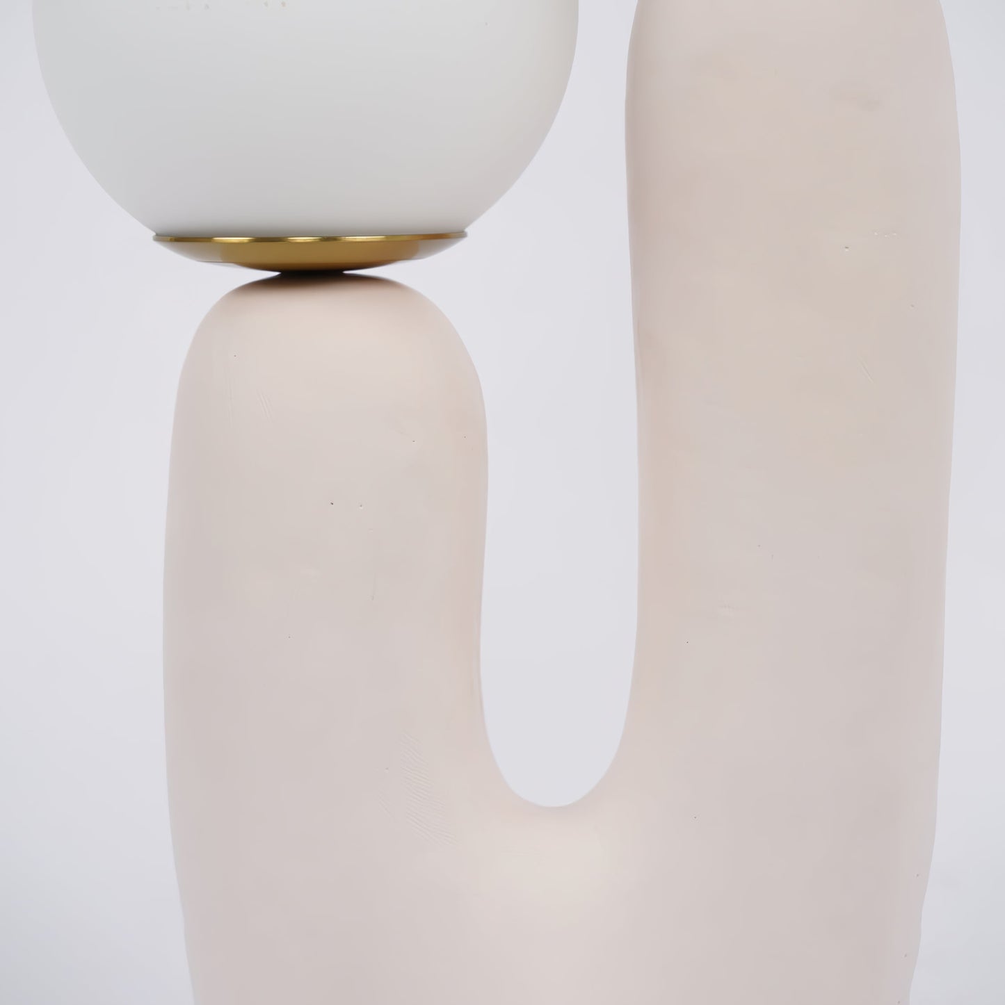 EcoLuxe - Moderne glas- og harpiksbordlampe