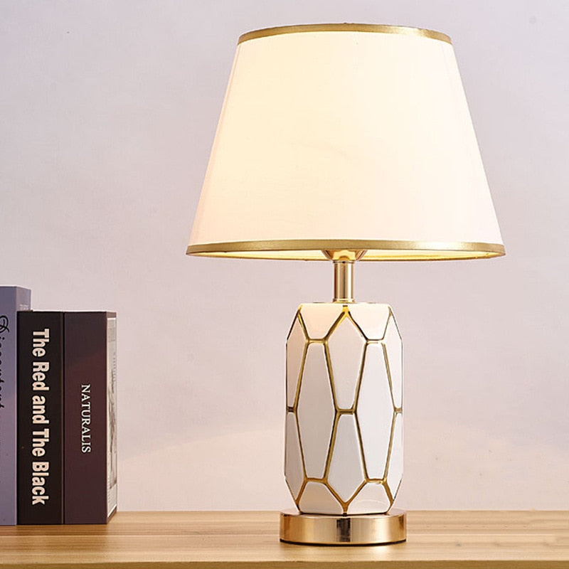 CeramicVibe - Retro Schreibtischlampe aus Keramik