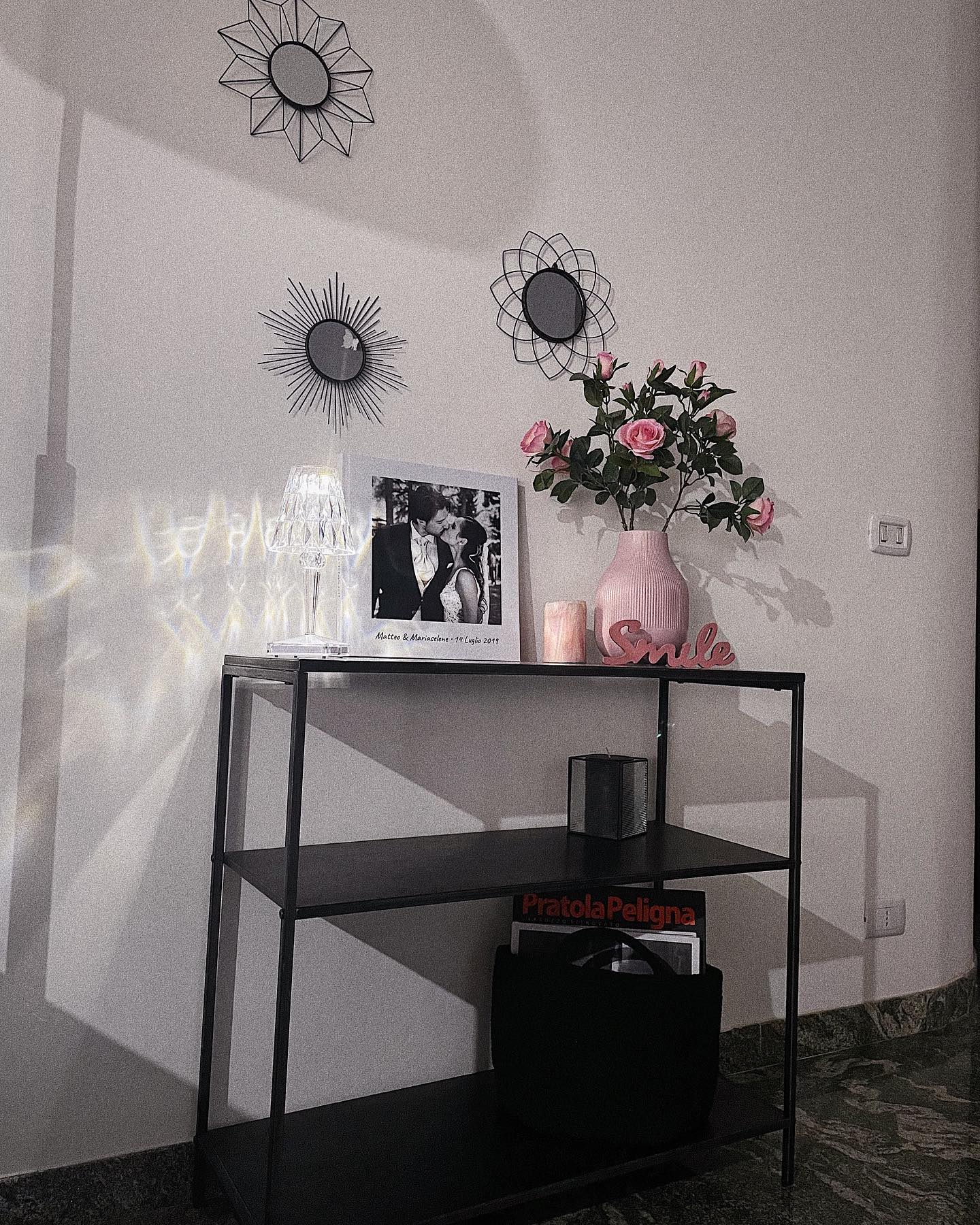 SparkLicht - Lampe de table moderne avec LED et effet glamour