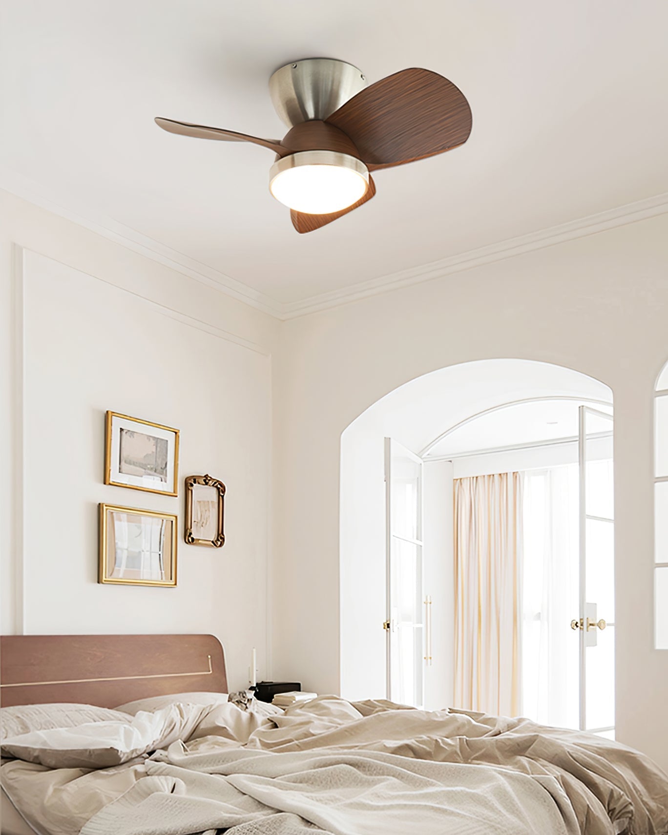 LuxeTalaya - Deckenventilator mit schlankem Design und warmem Licht