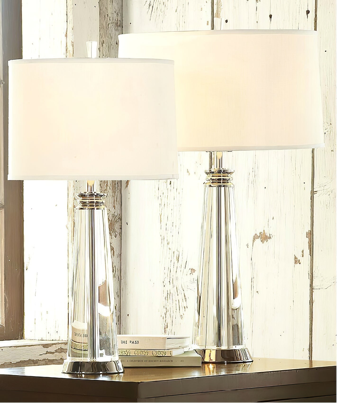 TapsLuxe - Lampe de table avec forme conique moderne et éclairage chaleureux