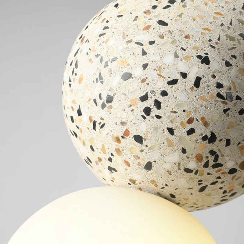 LunaGlow - Black and White Pendant Light