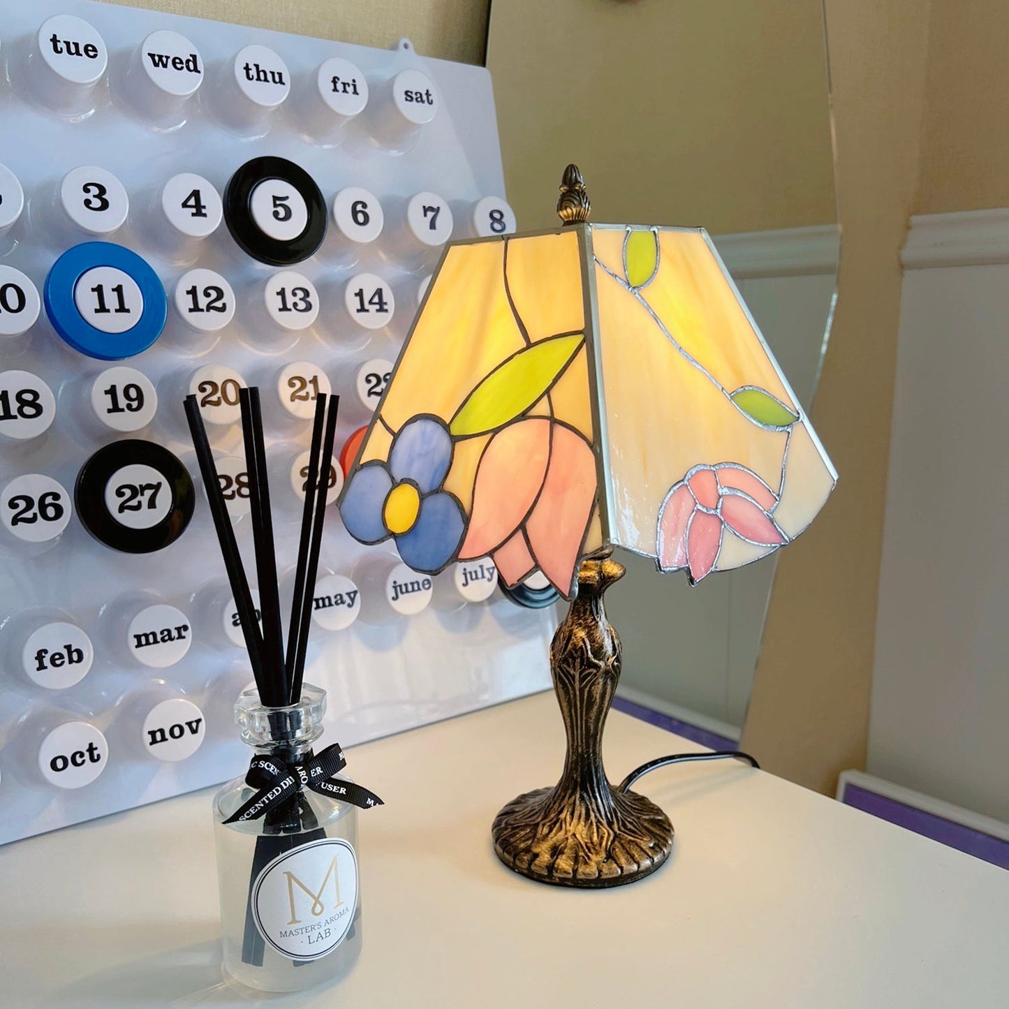 VintageLuxe – Lampe de table style Tiffany antique