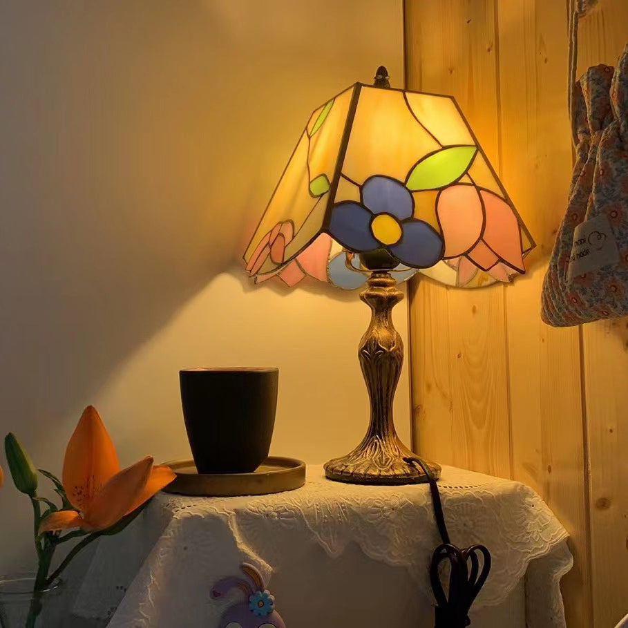 VintageLuxe – Lampe de table style Tiffany antique
