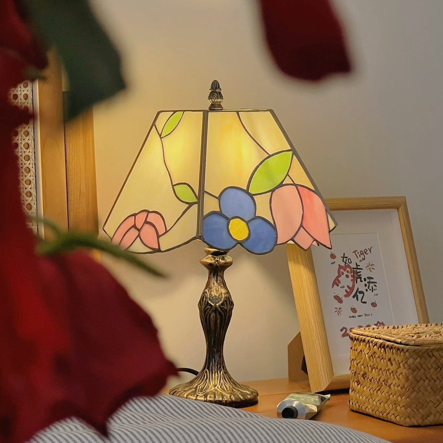VintageLuxe – Lampe de table style Tiffany antique