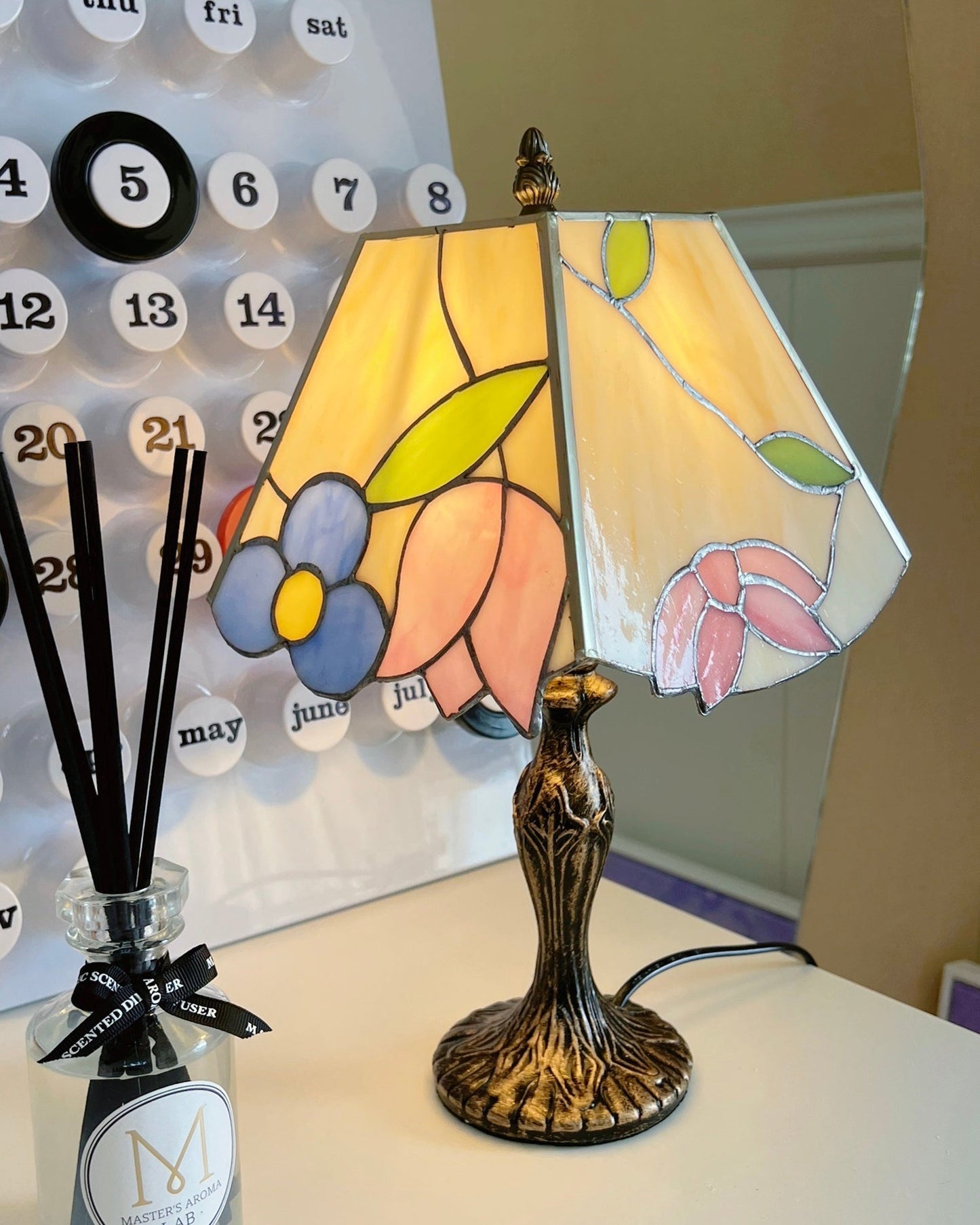 VintageLuxe – Lampe de table style Tiffany antique