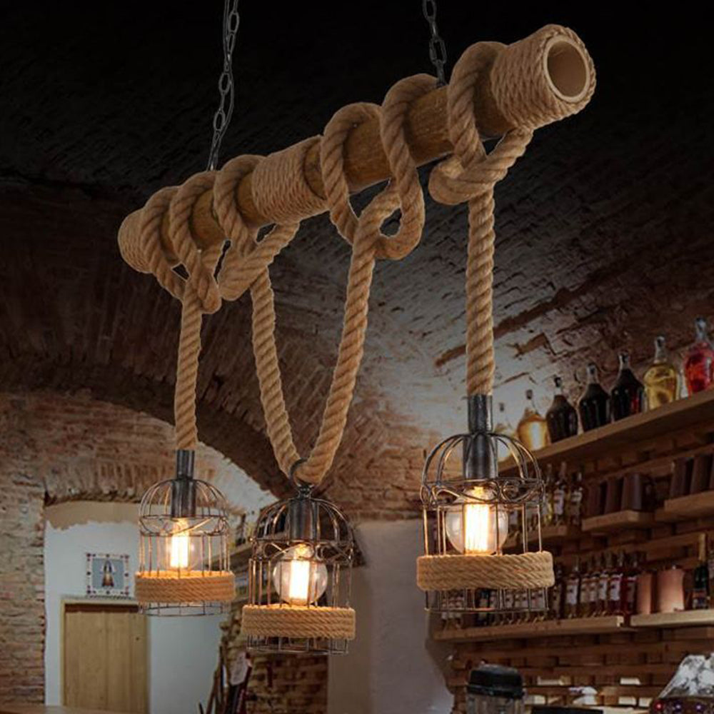 RetroLustre | Pendant Light with Wooden Details