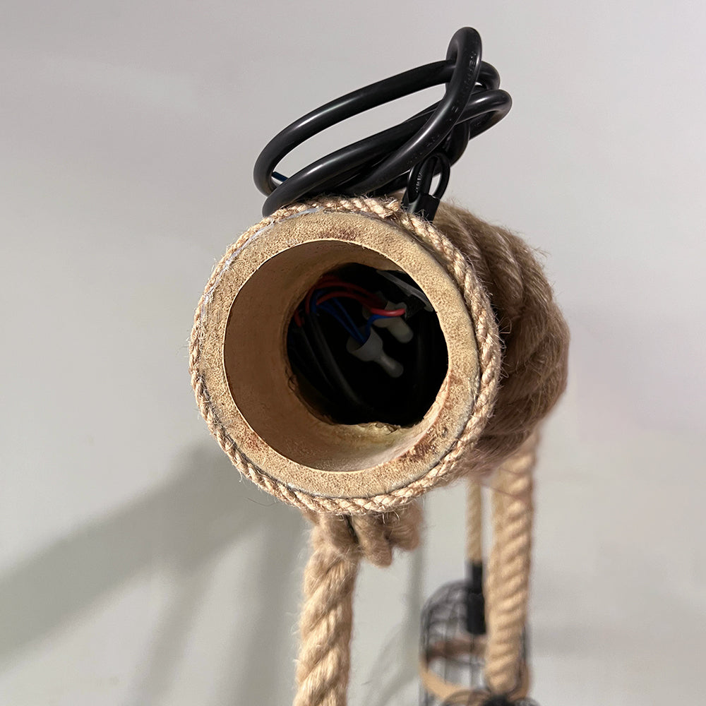 RetroLustre | Pendant Light with Wooden Details