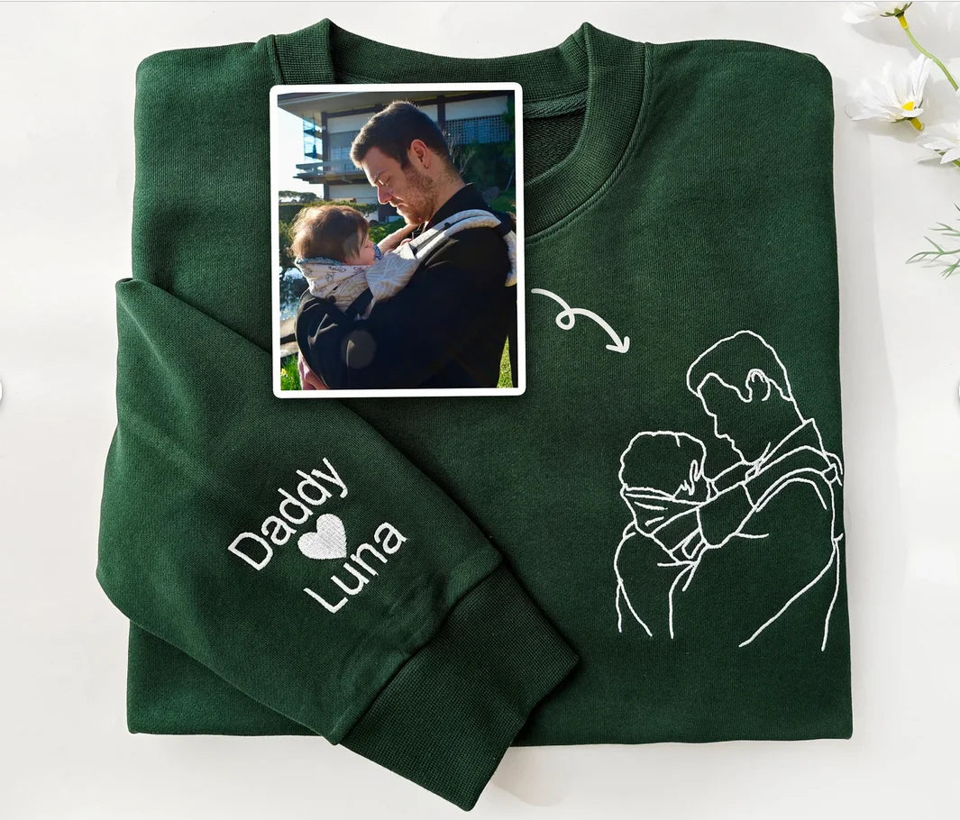 VaderCadeau – Pull brodé unique pour papa