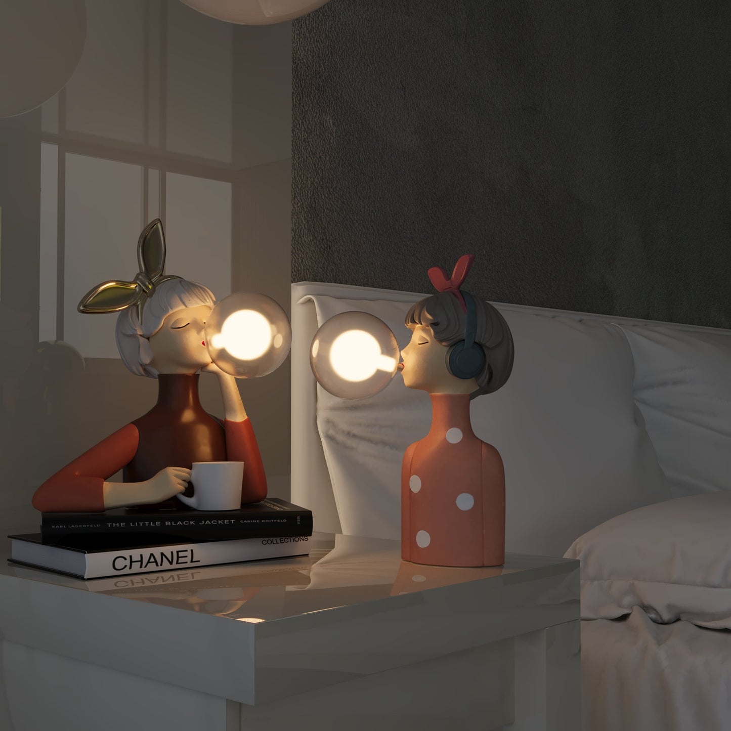 Håndverkersøstre | Håndlaget bordlampe