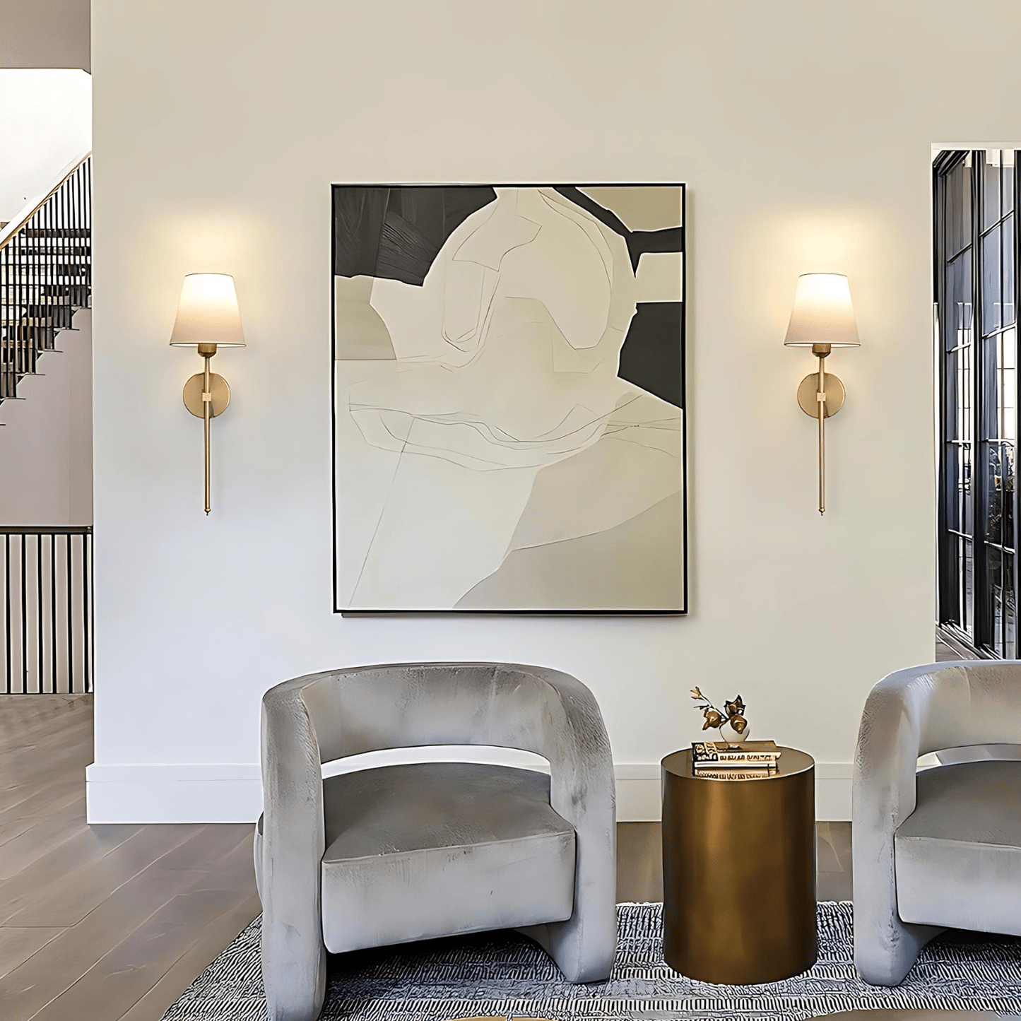 RoyalGlow - Trådløs Væglampe med Luksuriøst Design