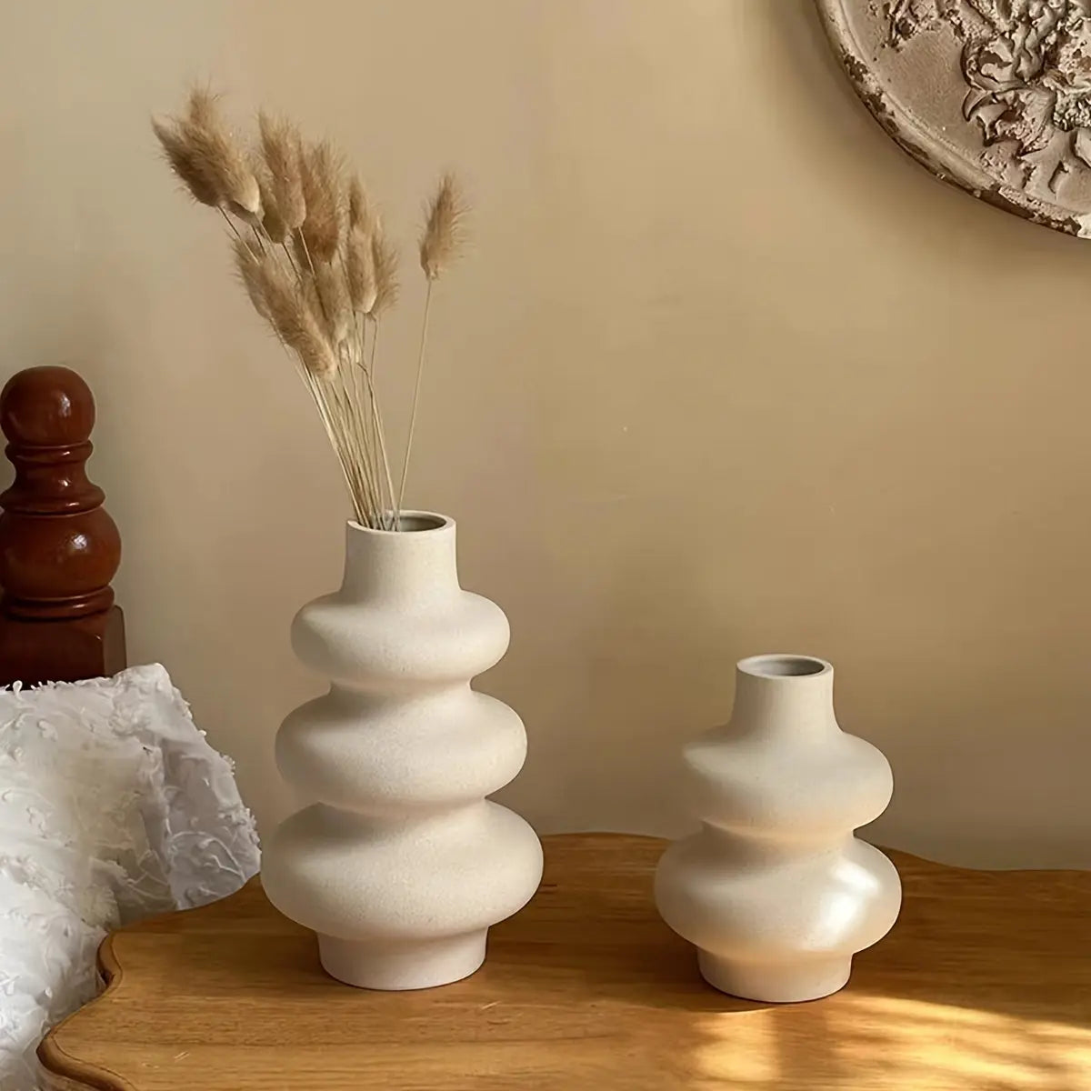 BohoTwist - Vase en spirale en céramique