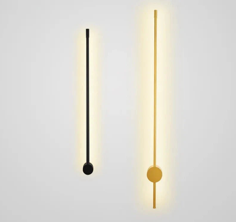 RodLux - Moderne Væglampe med Stik og Skandinavisk Design