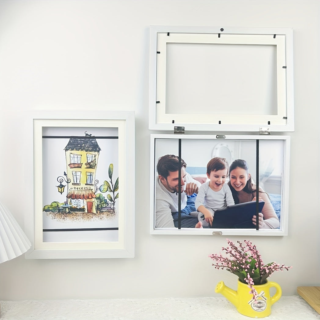 ArtSnap - 2x abnehmbare Fotorahmen mit magnetischem Verschluss