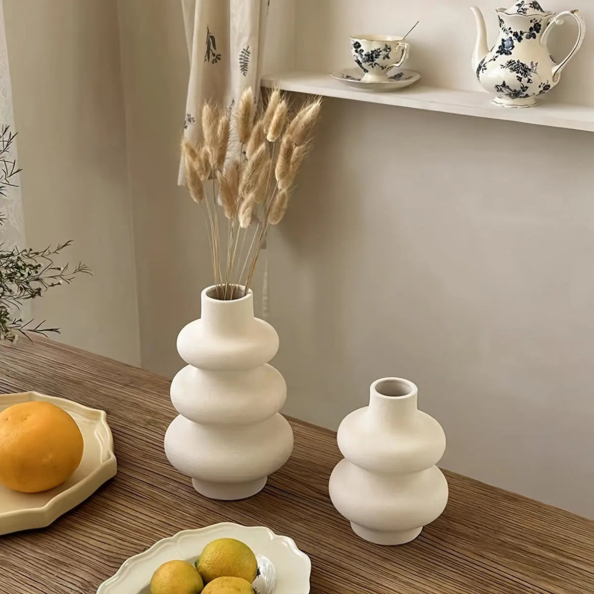 BohoTwist - Vase en spirale en céramique