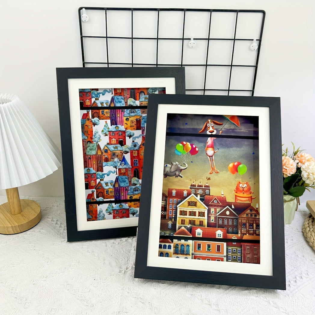 ArtSnap - 2x abnehmbare Fotorahmen mit magnetischem Verschluss