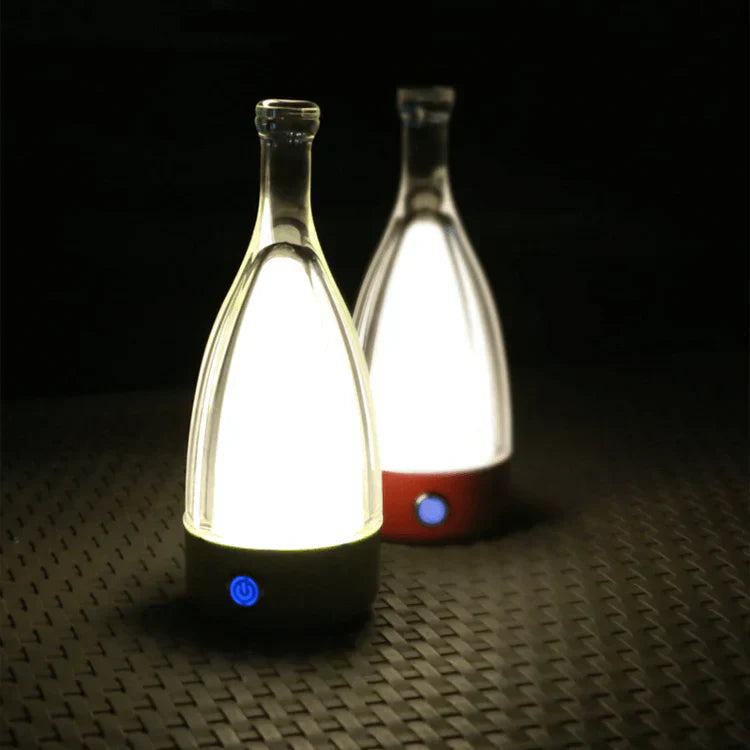 WineGlow - Dekorativ vinflaske lampe