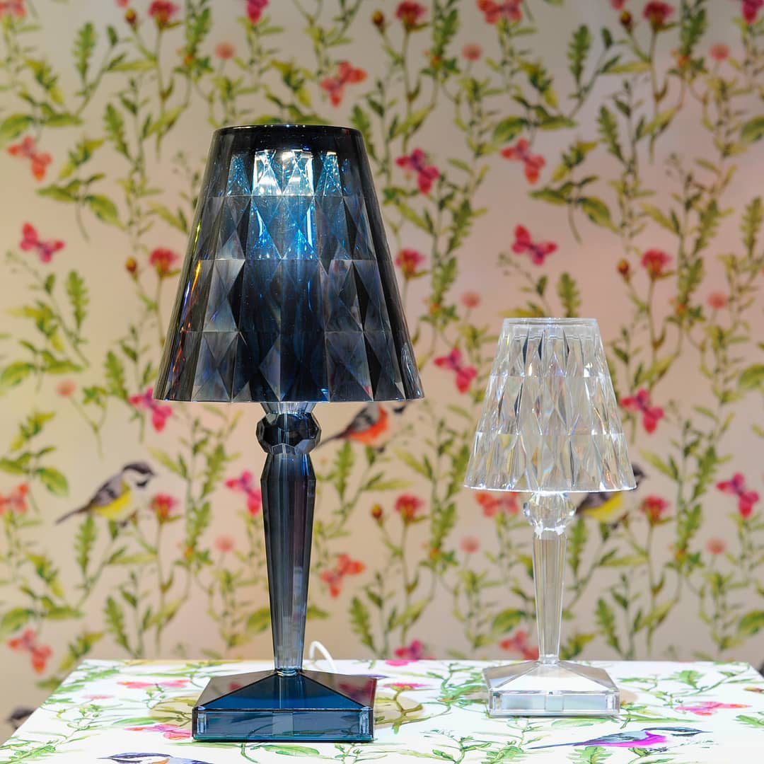 SparkLicht - Lampe de table moderne avec LED et effet glamour
