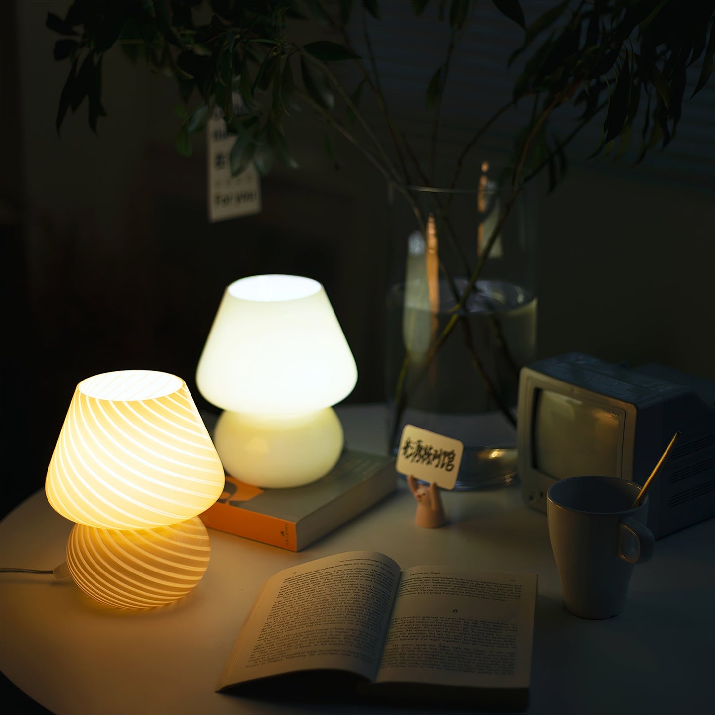 CrystalAnsel - Bordlampe