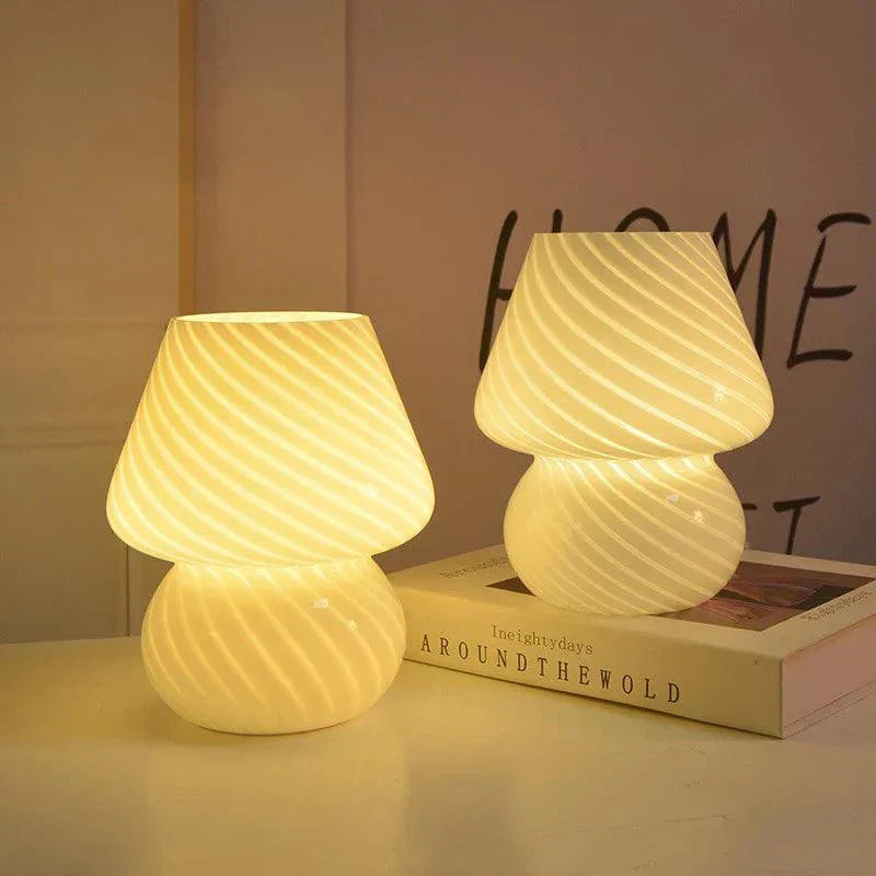 MuranoShine - Lampe de bureau avec verre de luxe