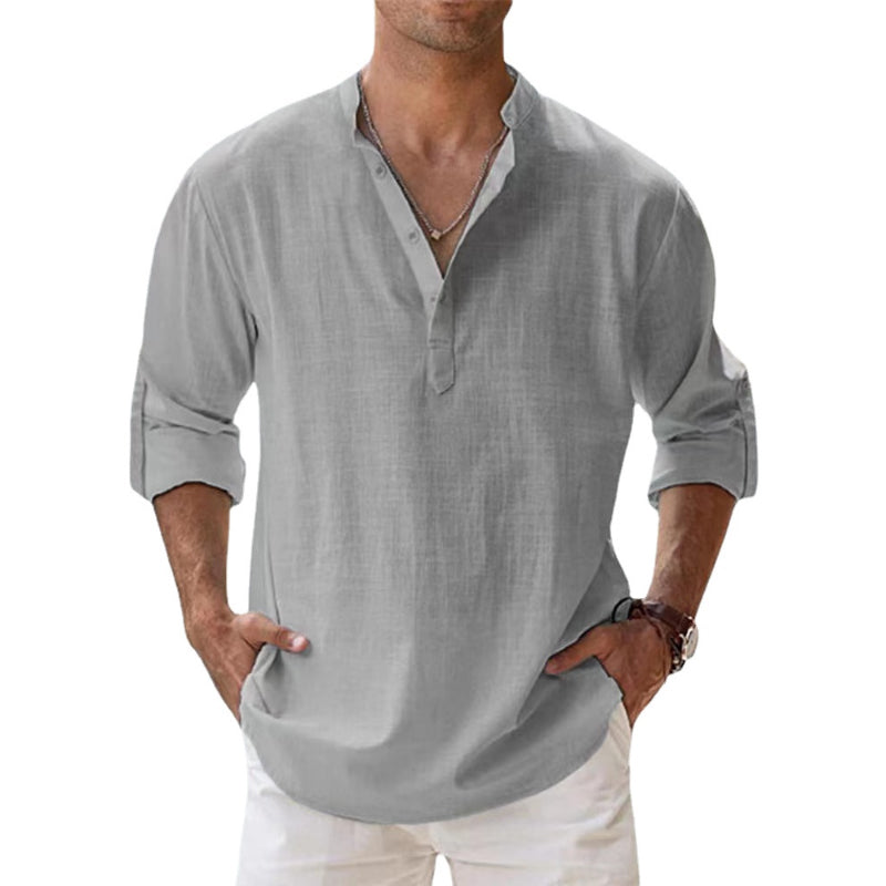 Chemise pour hommes - Lin - pour le printemps et l'été