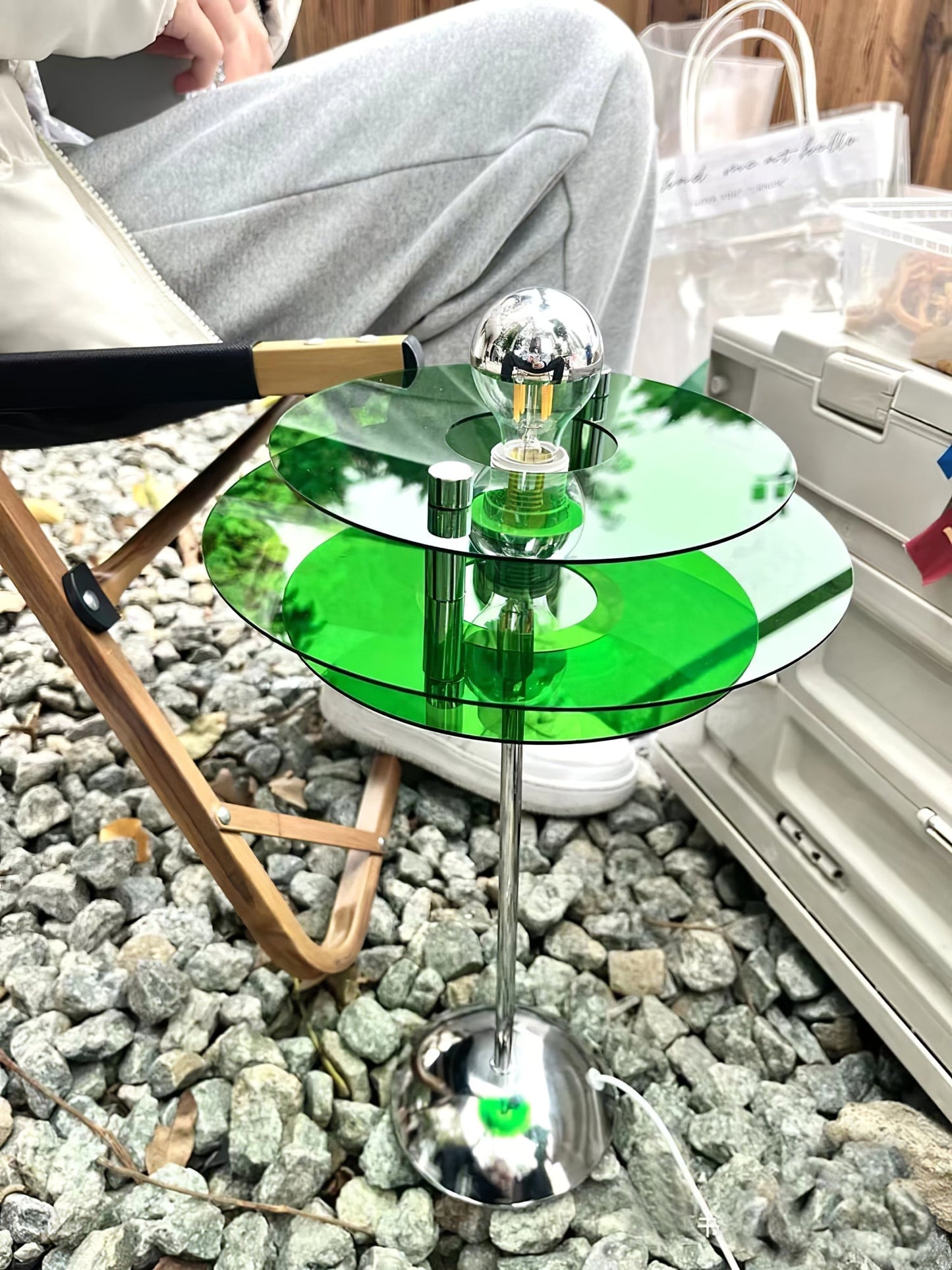 MirroredStyle - Geometrisk UFO Bordlampe