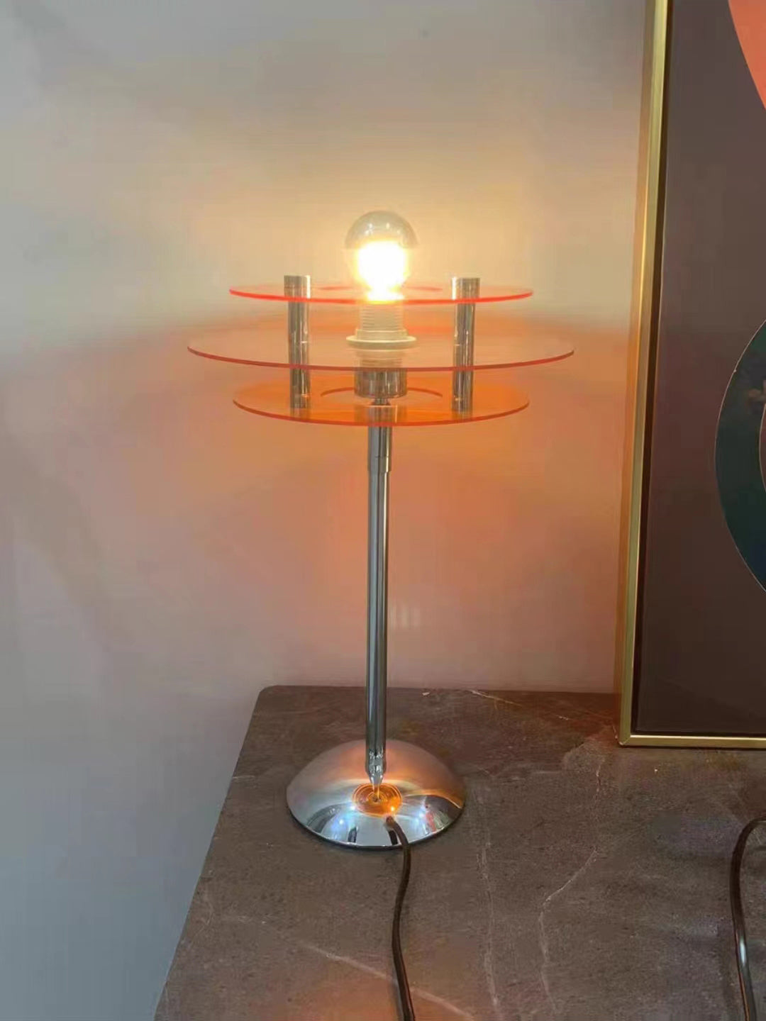 MirroredStyle - Geometrisk UFO Bordlampe