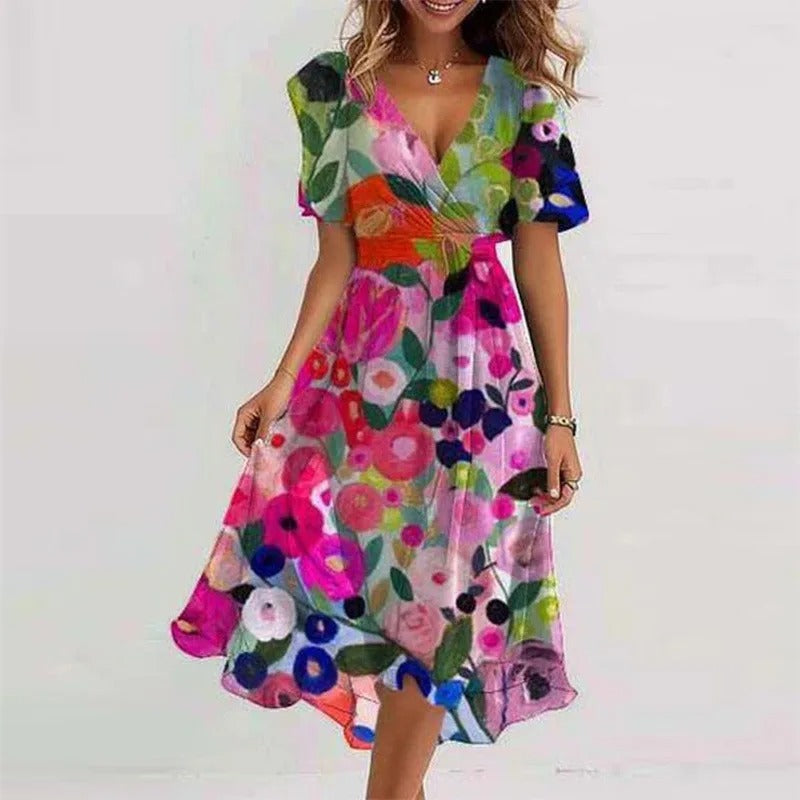 Valeria – Robe pour femmes avec imprimé floral