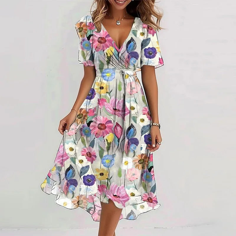 Valeria – Robe pour femmes avec imprimé floral