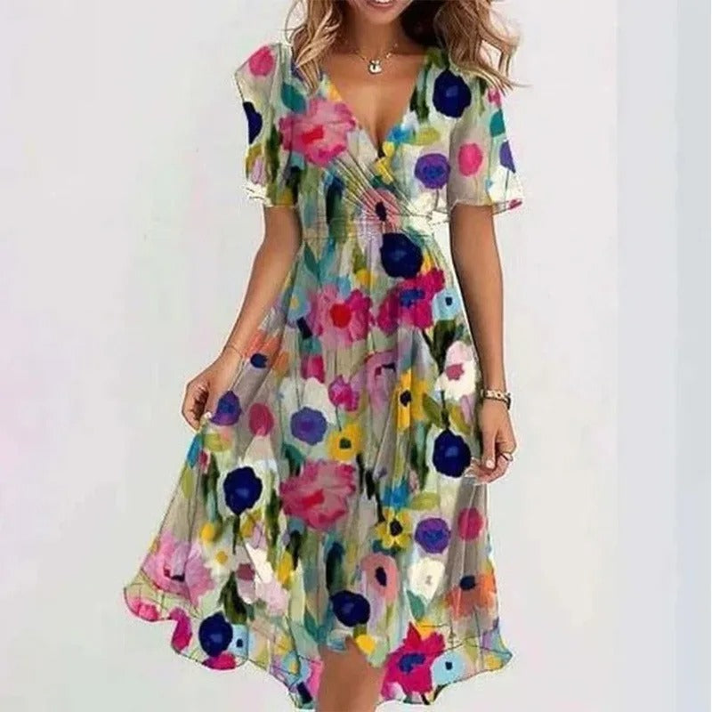 Valeria – Robe pour femmes avec imprimé floral