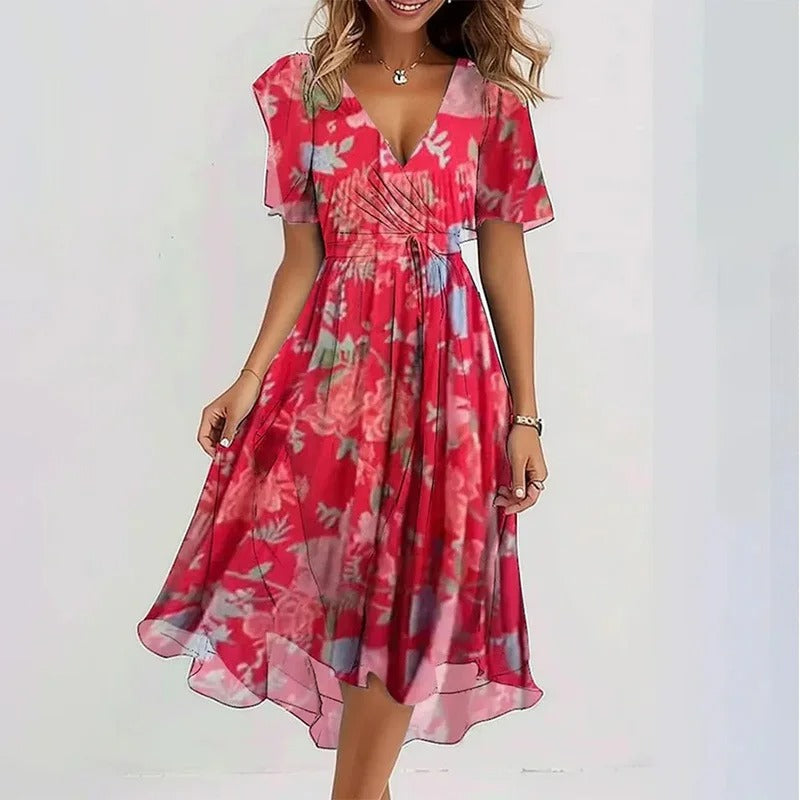 Valeria – Robe pour femmes avec imprimé floral