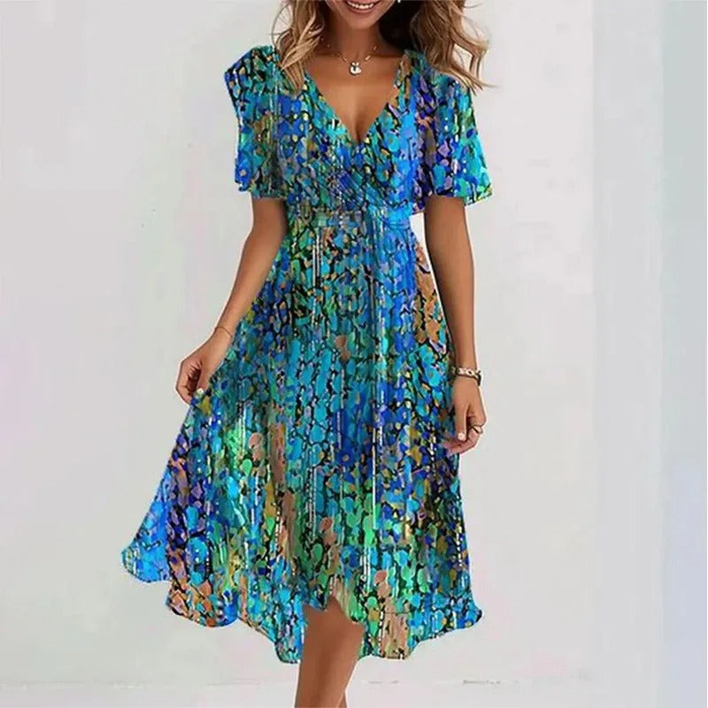 Valeria – Robe pour femmes avec imprimé floral
