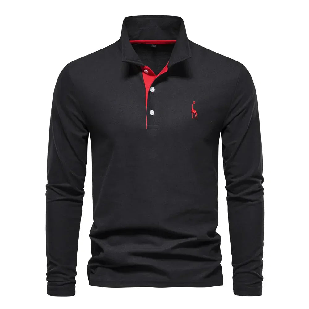 Polo à manches longues pour hommes - Bastian