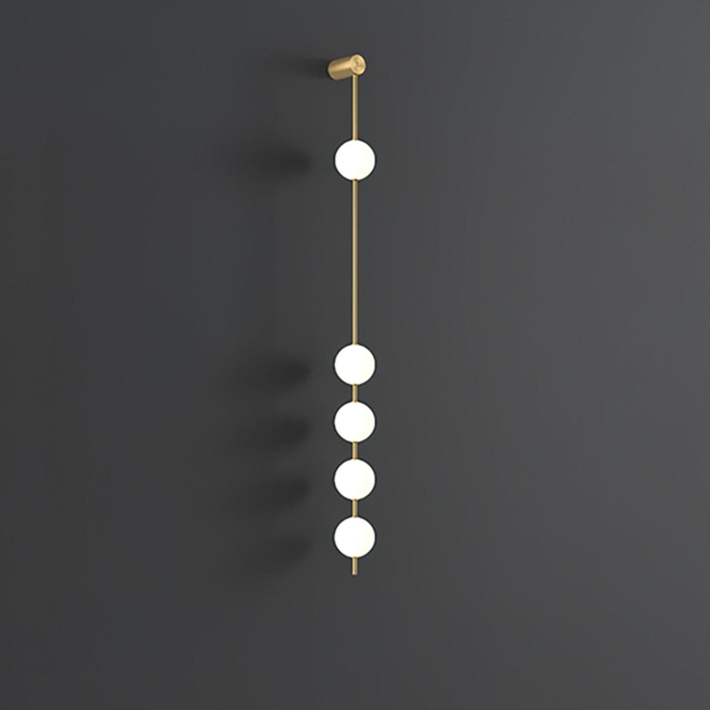 GoldStream - Moderne lodret vægbelysning