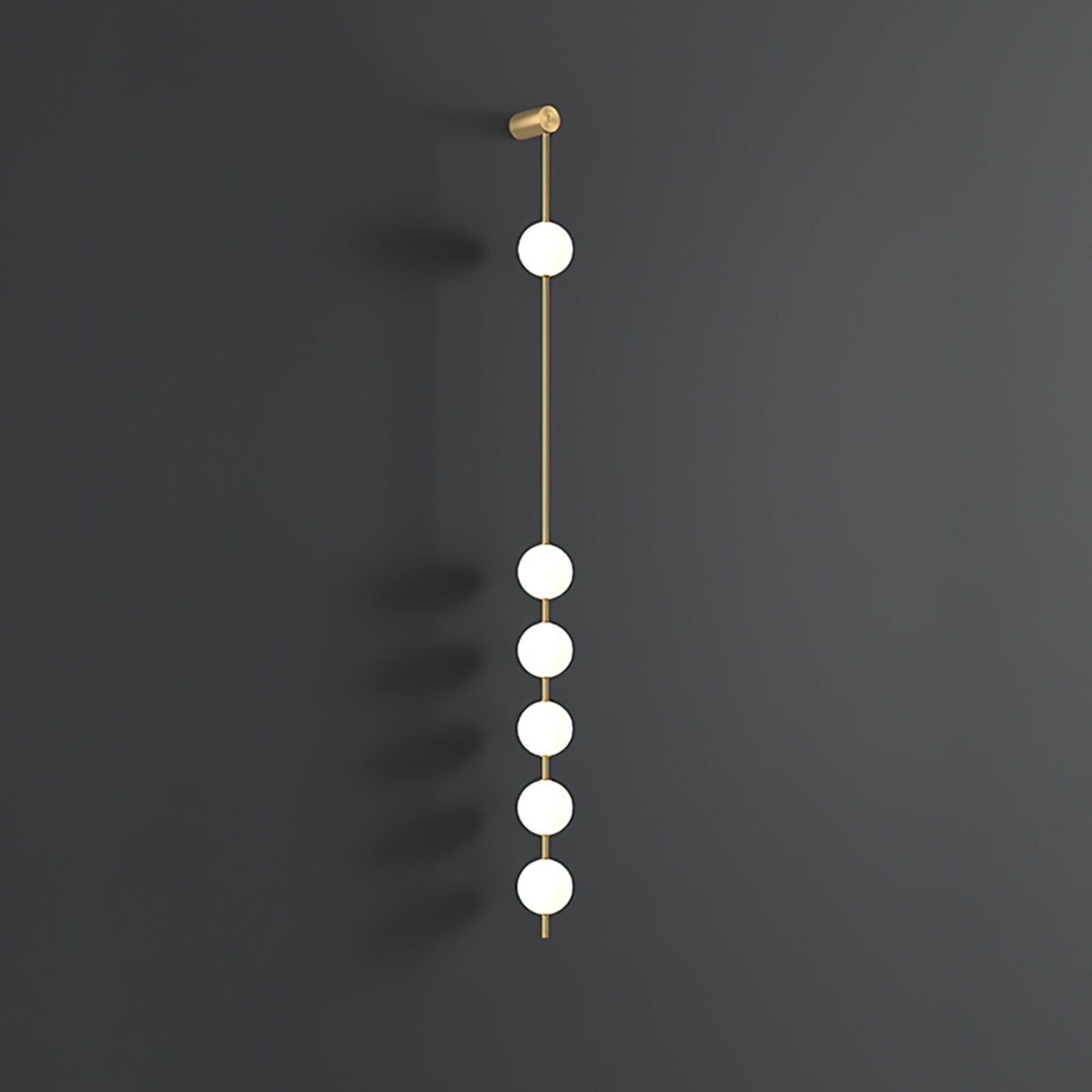 GoldStream - Moderne lodret vægbelysning