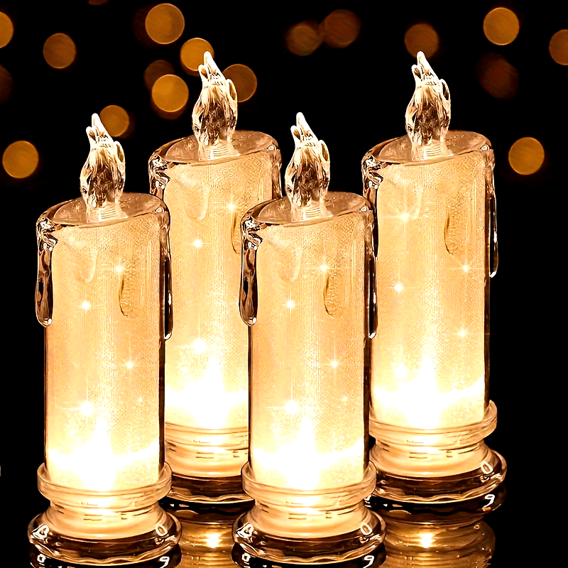 EternaGlow - LED flammesfri lysestakesett for festdekorasjon