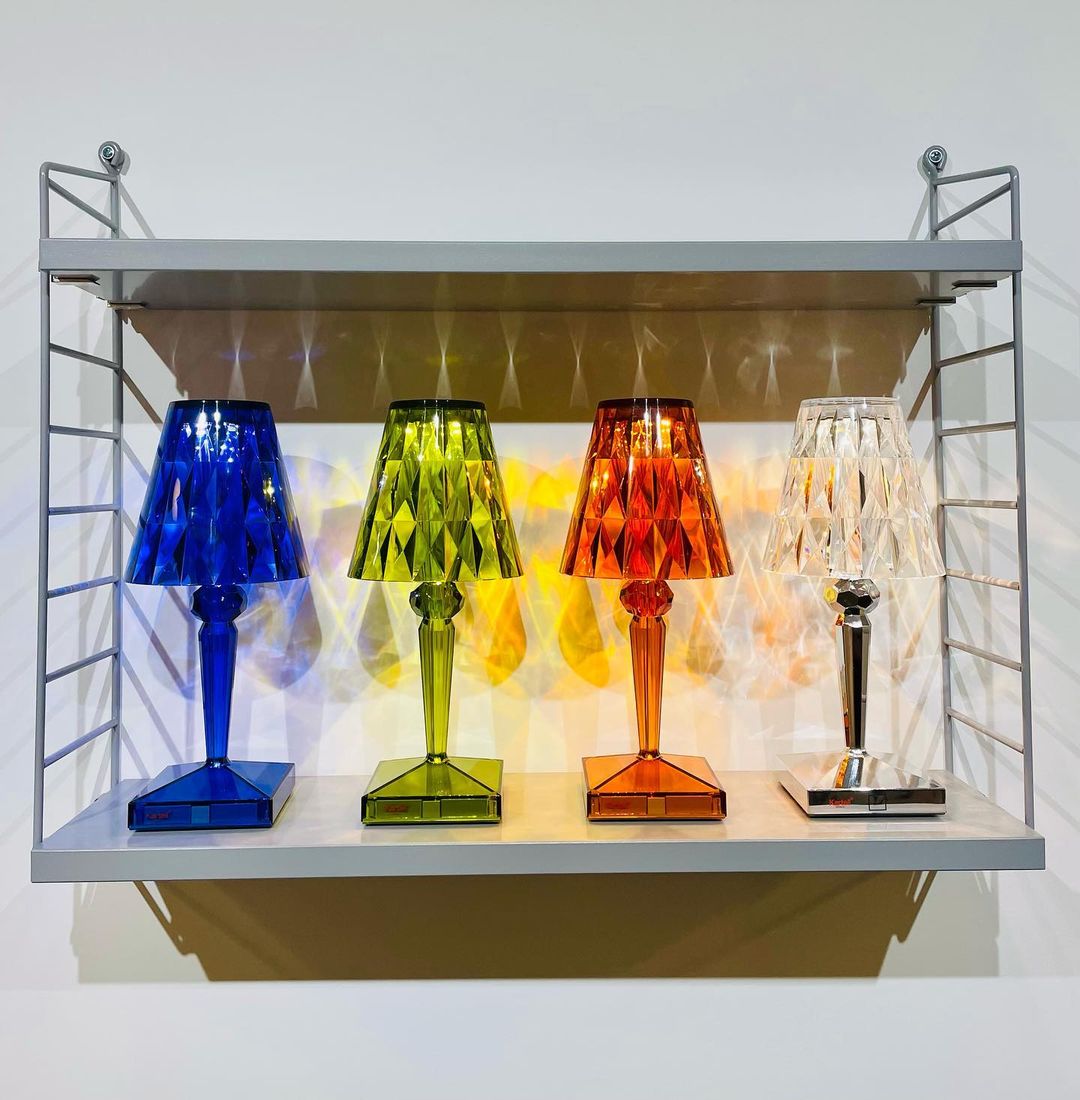 SparkLicht - Lampe de table moderne avec LED et effet glamour