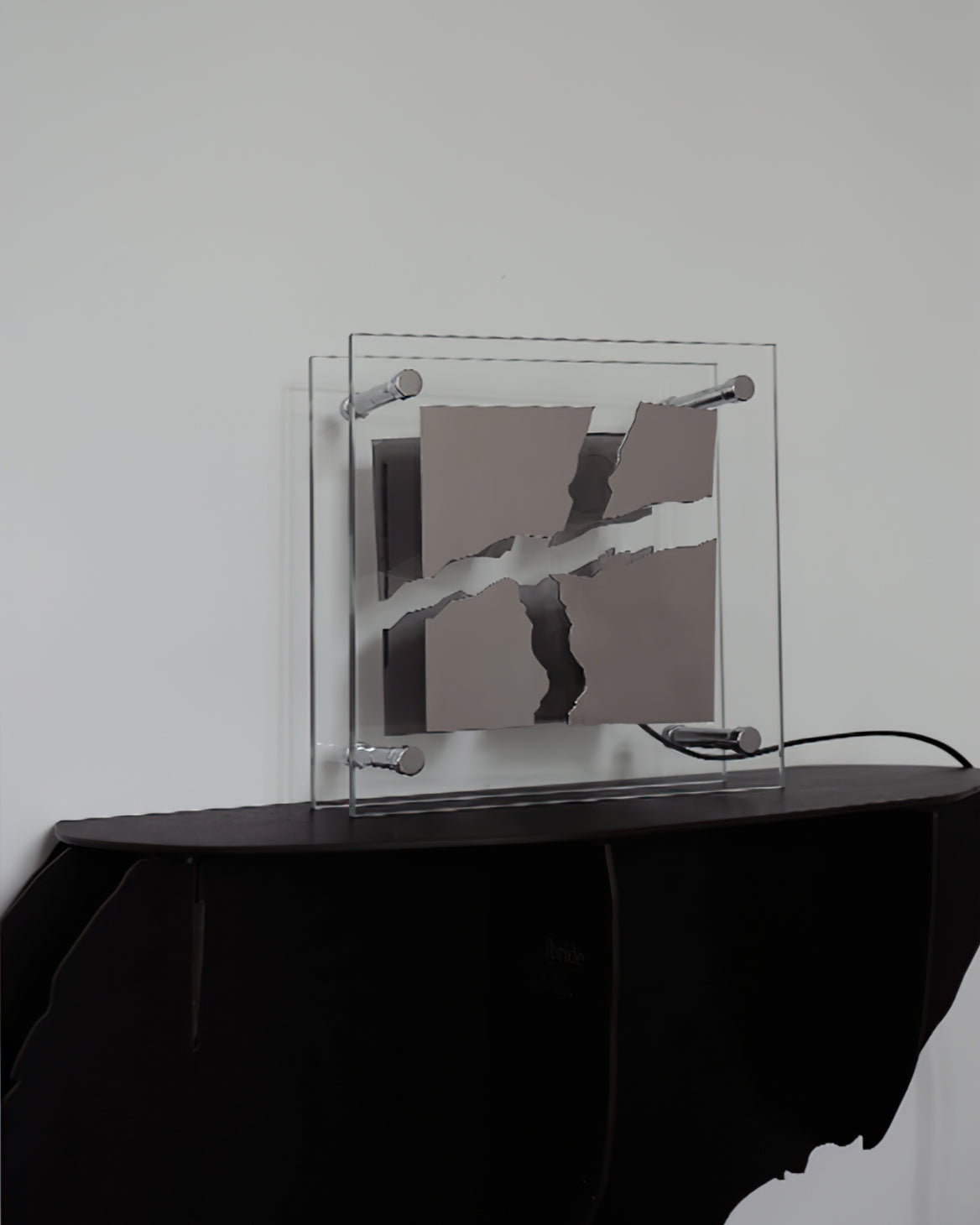 GlowFrame – Elegant firkantet glasbordlampe
