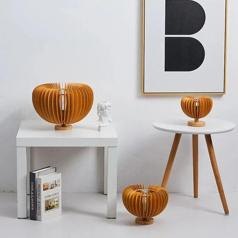 FoldWood - Fleksibel Træbordlampe
