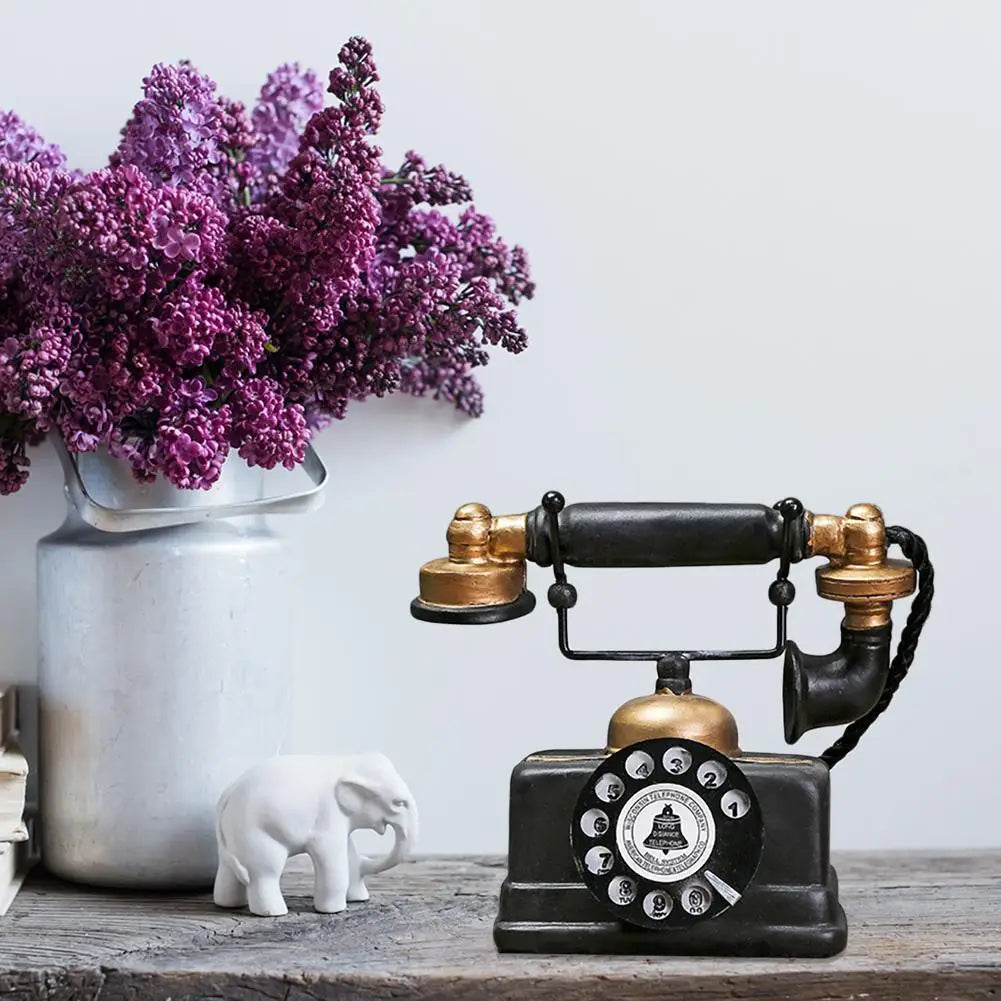 OldTech - Retro telefon til dekoration