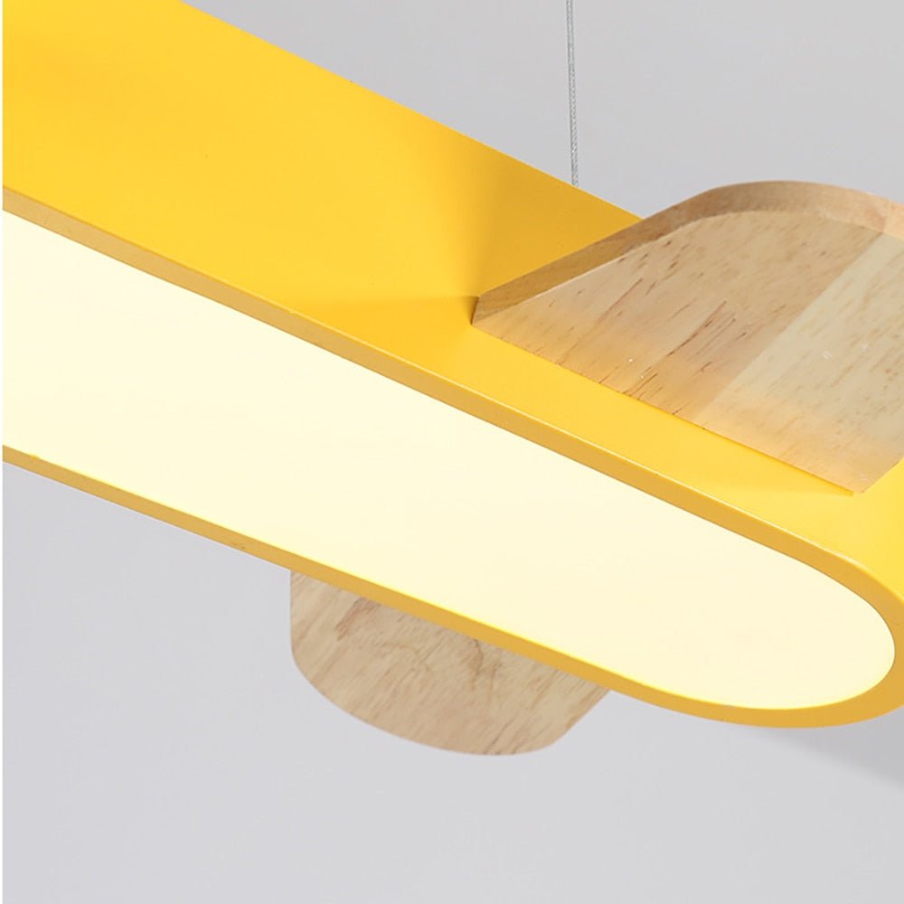 FlyBright - Kids LED chandelier with airplane motif